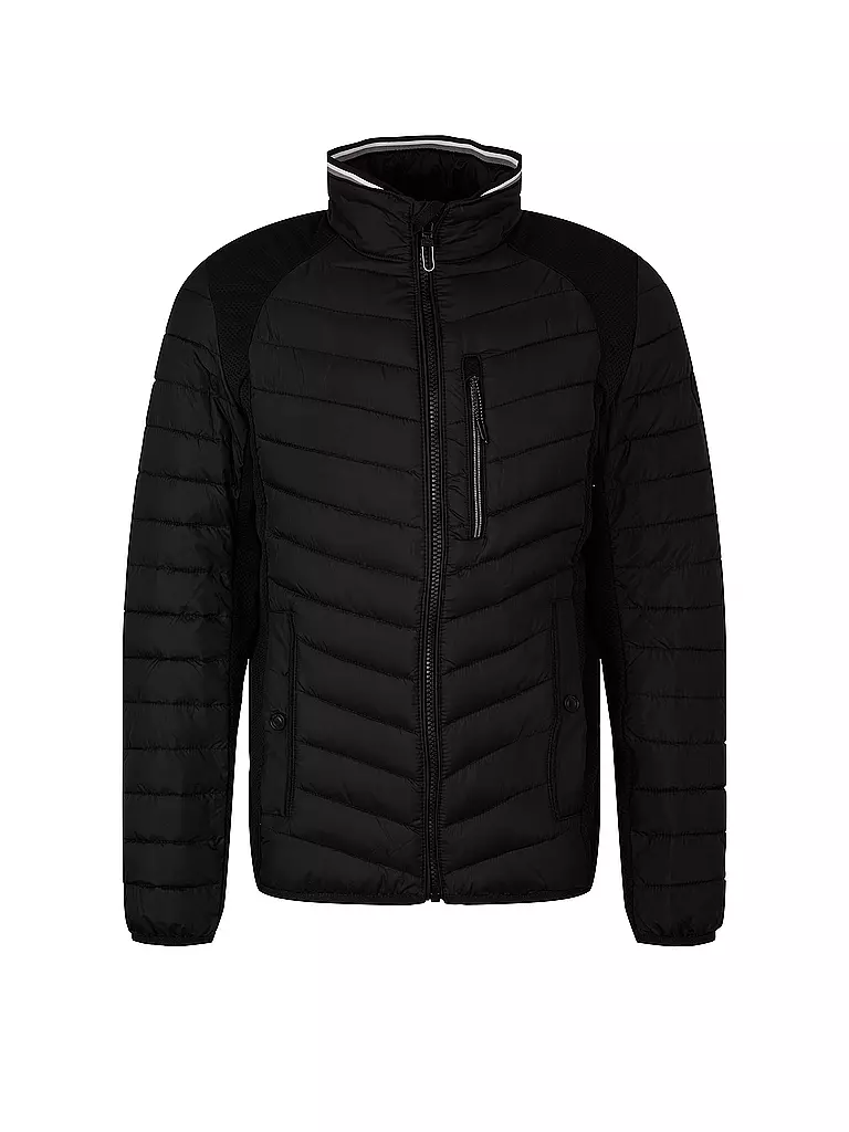 TOM TAILOR | Hybrid Jacke | schwarz