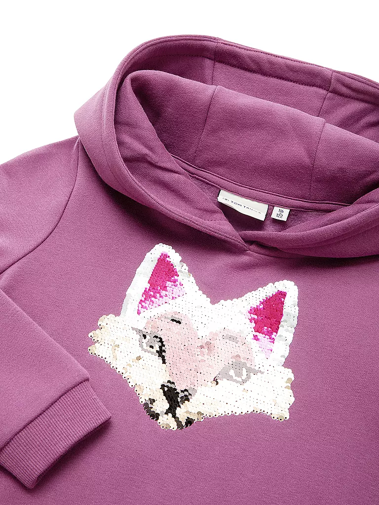 TOM TAILOR | Mädchen Kapuzensweater - Hoodie  | lila