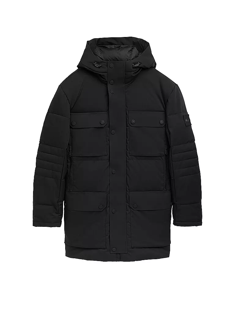 TOM TAILOR | Parka | schwarz