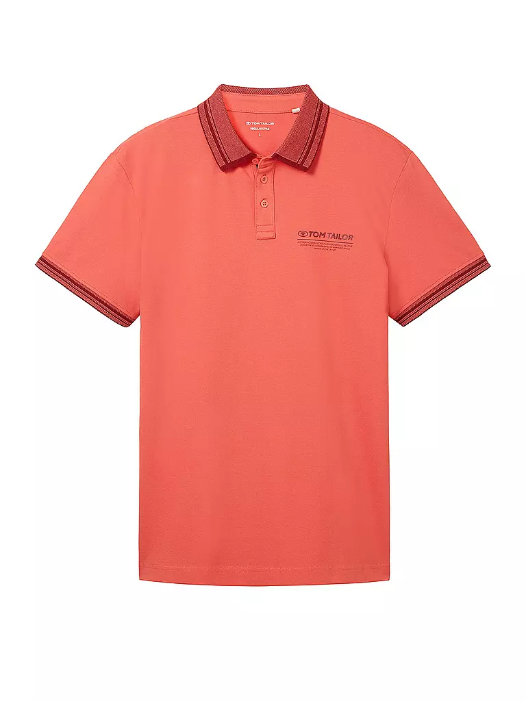 TOM TAILOR | Poloshirt  | rot