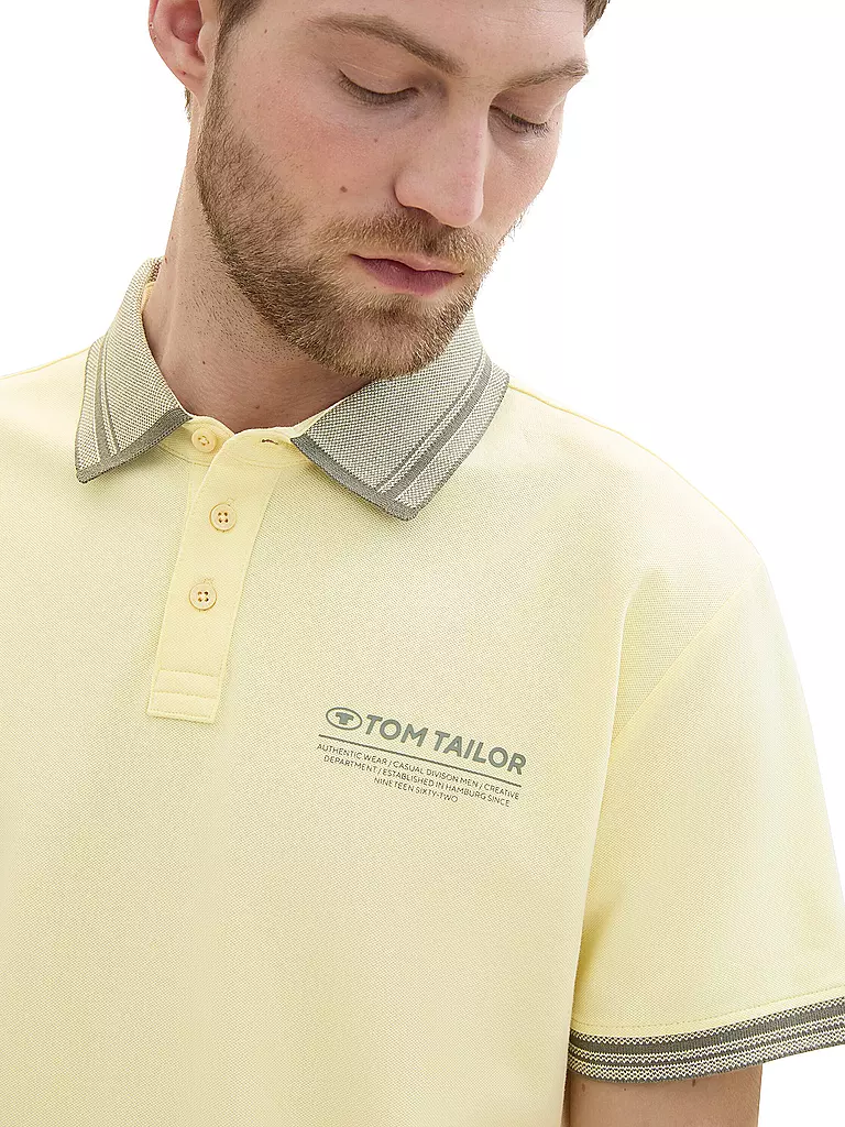 TOM TAILOR | Poloshirt  | gelb