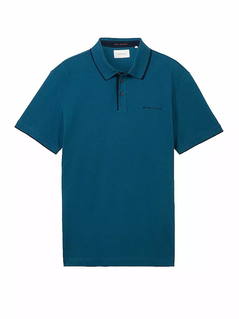 TOM TAILOR | Poloshirt Regular Fit | petrol