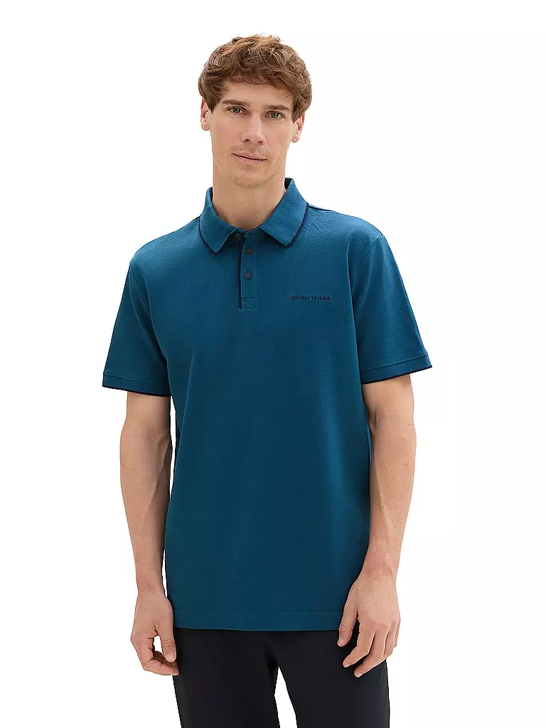 TOM TAILOR | Poloshirt Regular Fit | dunkelblau