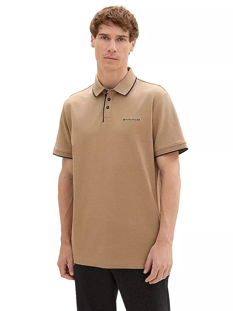 TOM TAILOR | Poloshirt Regular Fit | camel