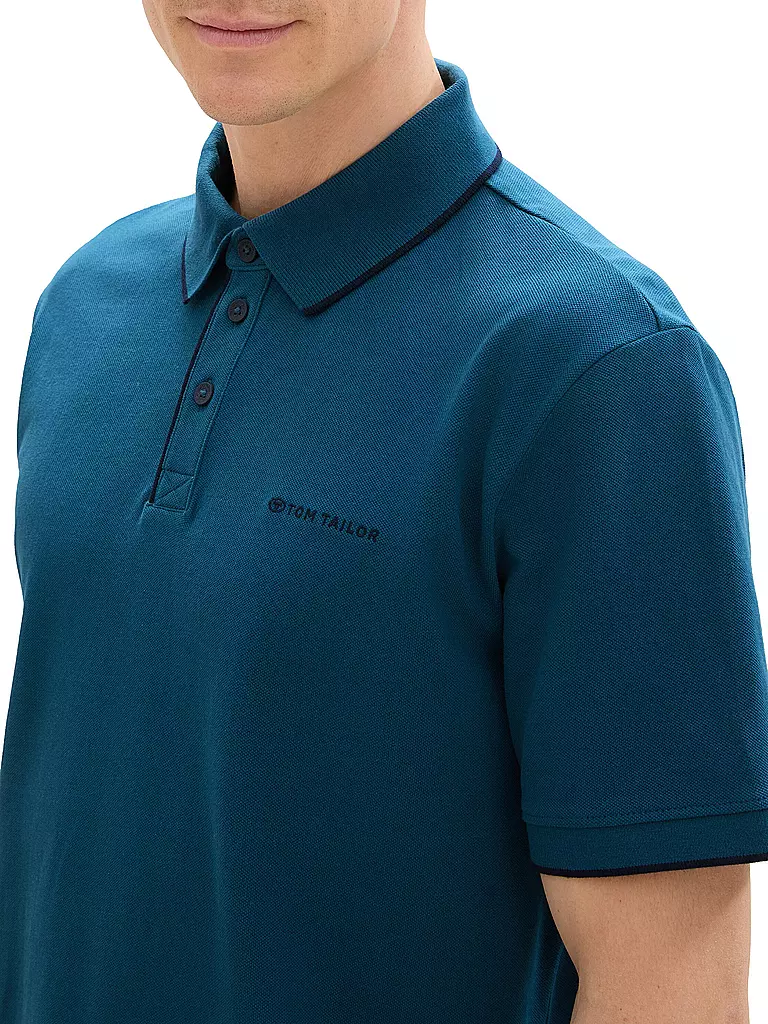 TOM TAILOR | Poloshirt Regular Fit | dunkelblau