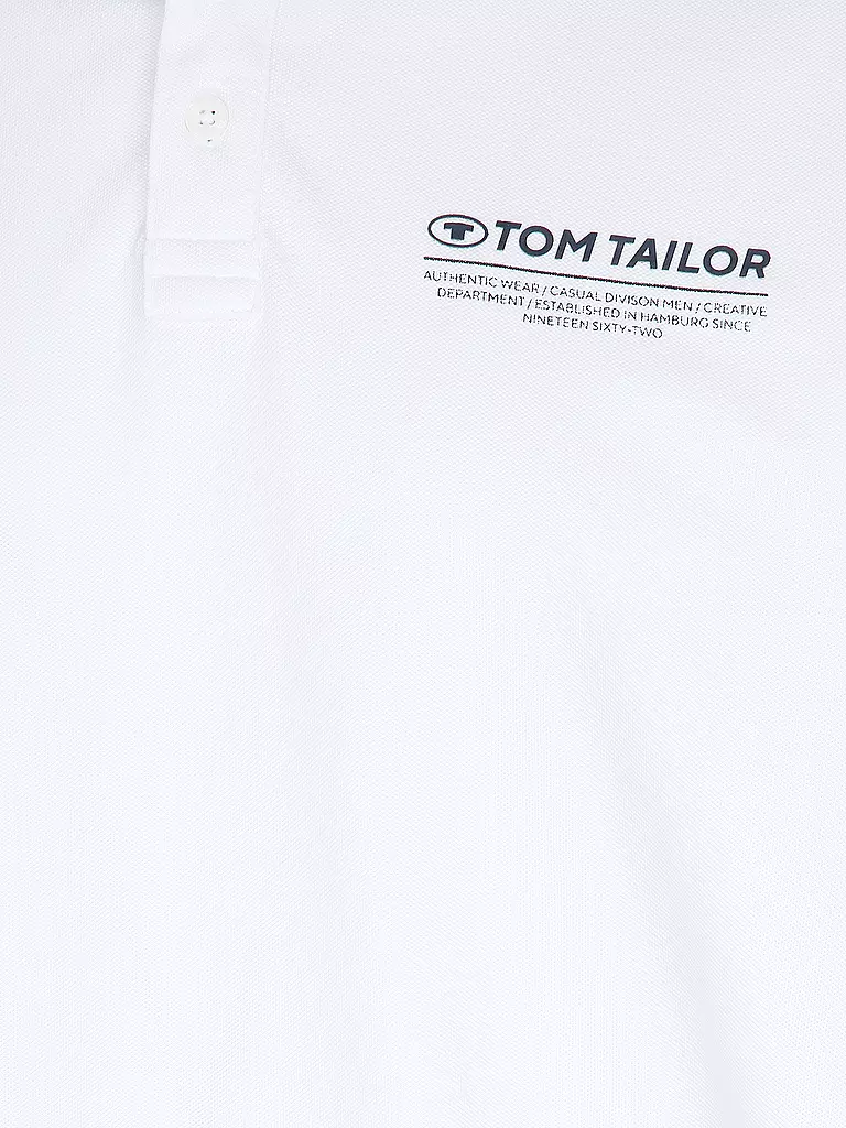 TOM TAILOR | Poloshirt | weiss