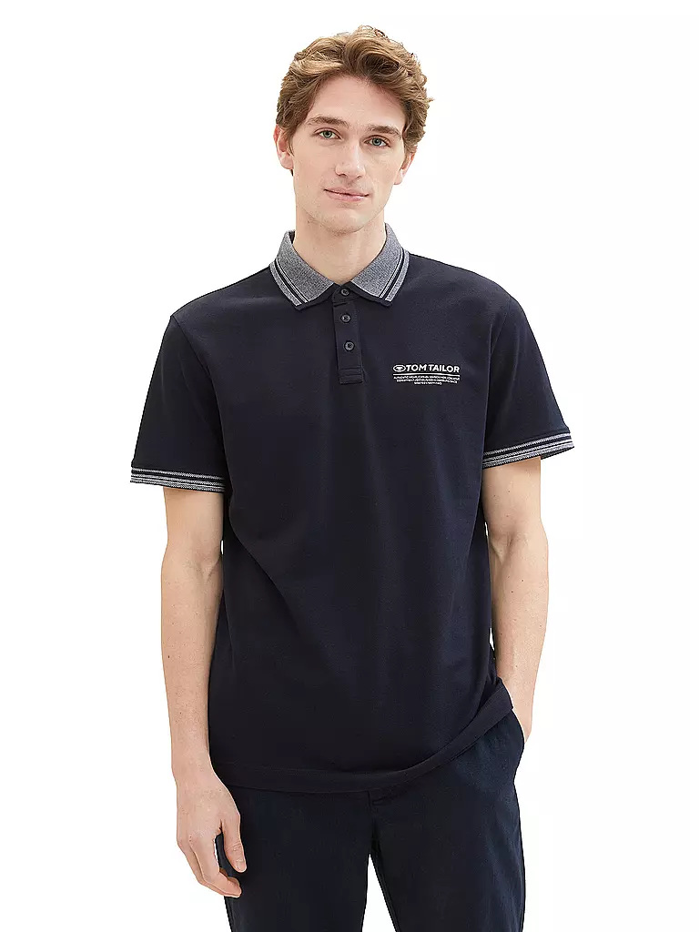 TOM TAILOR | Poloshirt | dunkelblau