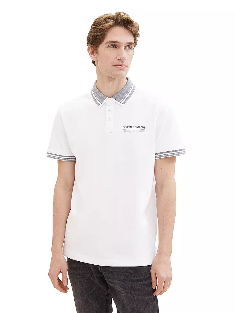 TOM TAILOR | Poloshirt | weiss