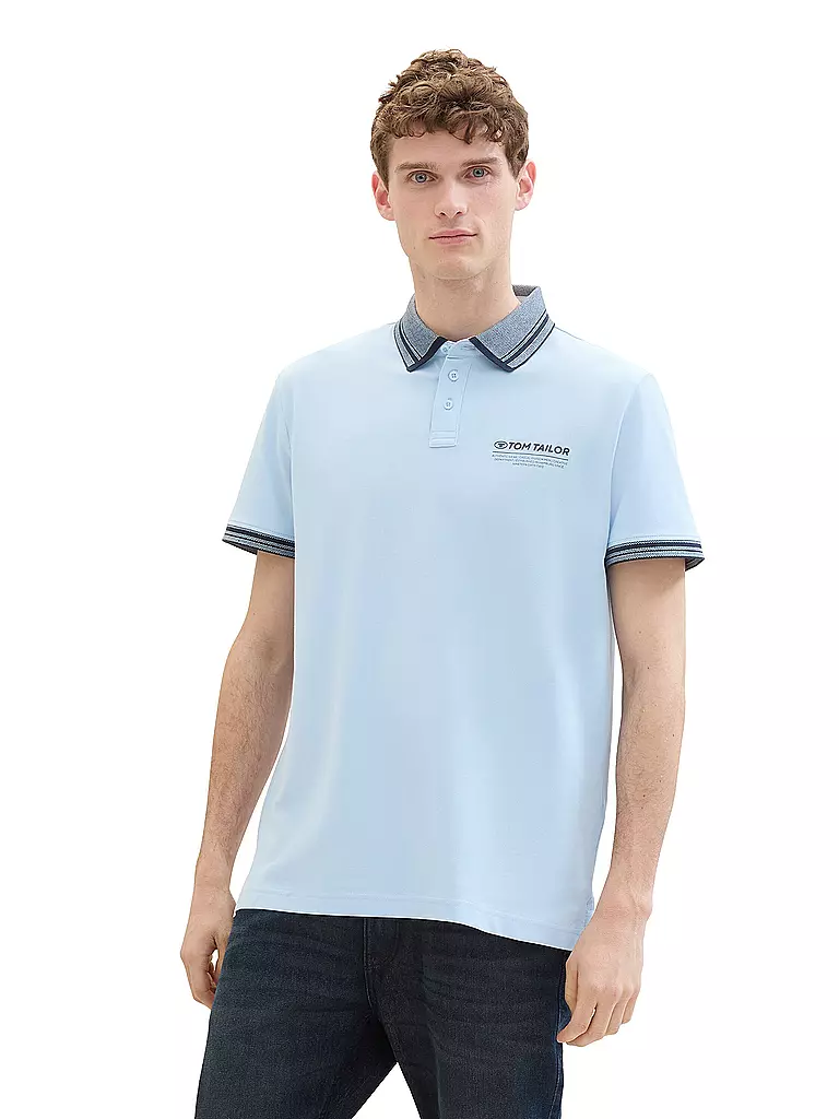 TOM TAILOR | Poloshirt | hellblau