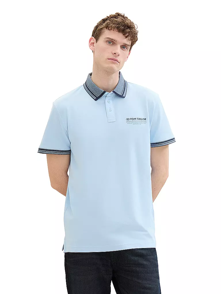 TOM TAILOR | Poloshirt | hellblau