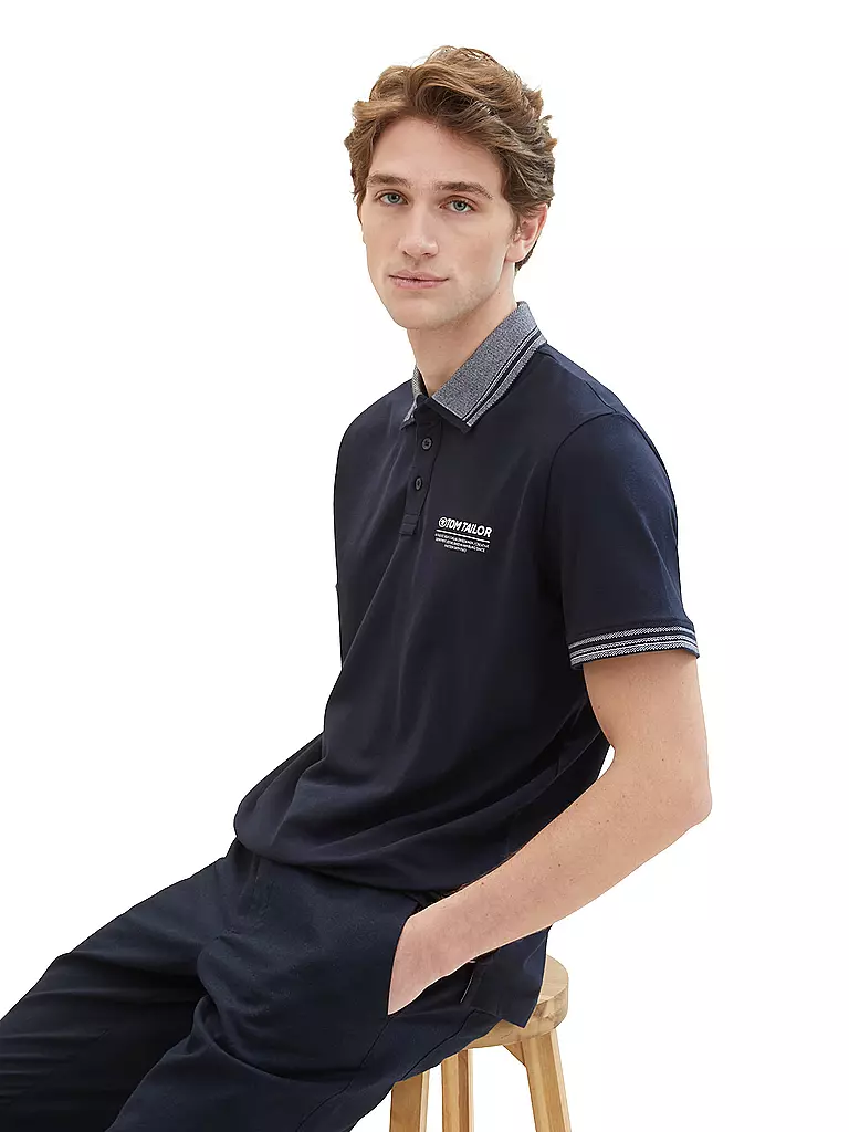 TOM TAILOR | Poloshirt | dunkelblau