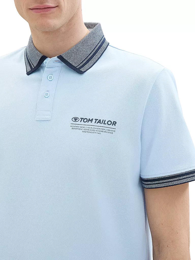 TOM TAILOR | Poloshirt | hellblau