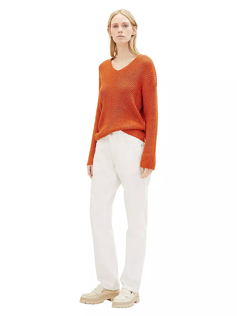 TOM TAILOR | Pullover  | orange