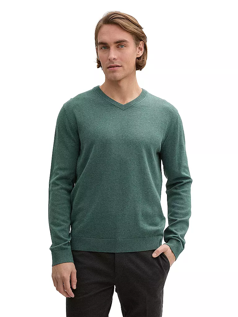 TOM TAILOR | Pullover  | grün