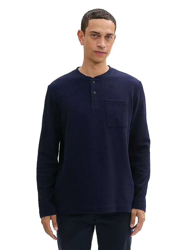 TOM TAILOR | Pullover HENLEY | creme