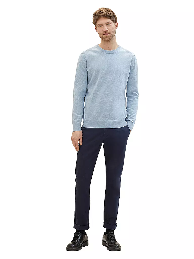 TOM TAILOR | Pullover Regular Fit | hellblau