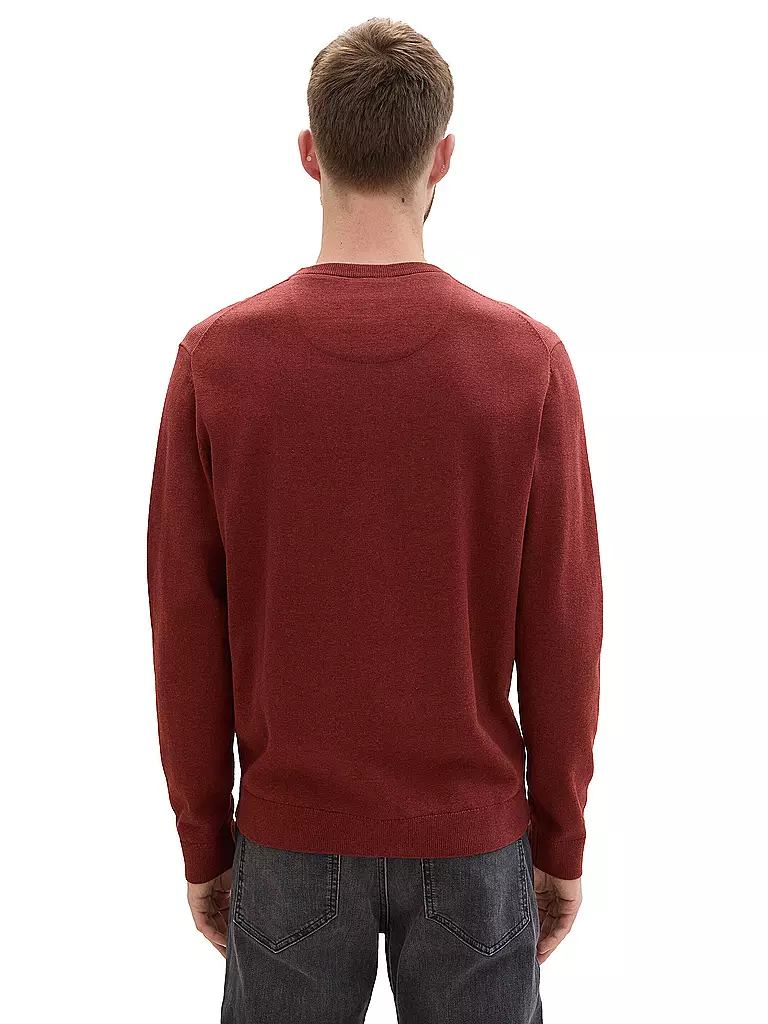 TOM TAILOR | Pullover | rot