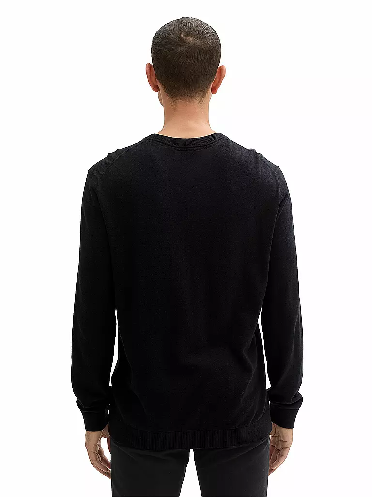 TOM TAILOR | Pullover | schwarz