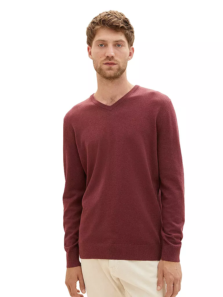 TOM TAILOR | Pullover | dunkelgrün