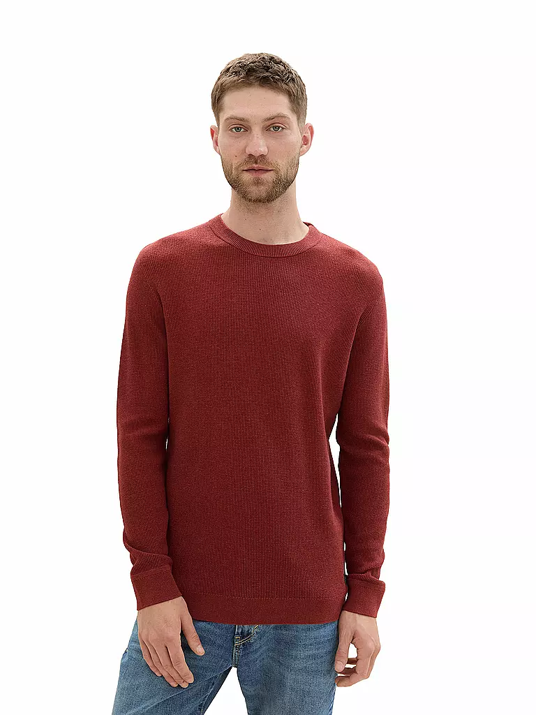 TOM TAILOR | Pullover | dunkelgrün