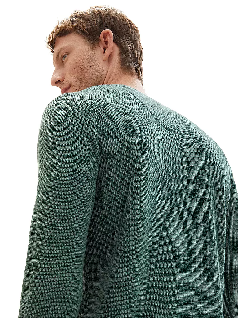 TOM TAILOR | Pullover | dunkelgrün