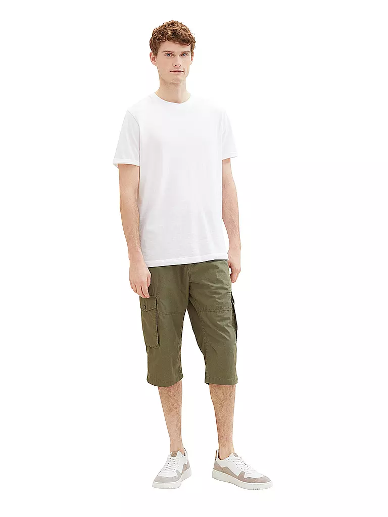 TOM TAILOR | Shorts Regular Fit | olive