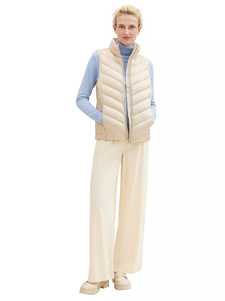 TOM TAILOR | Steppgilet | beige