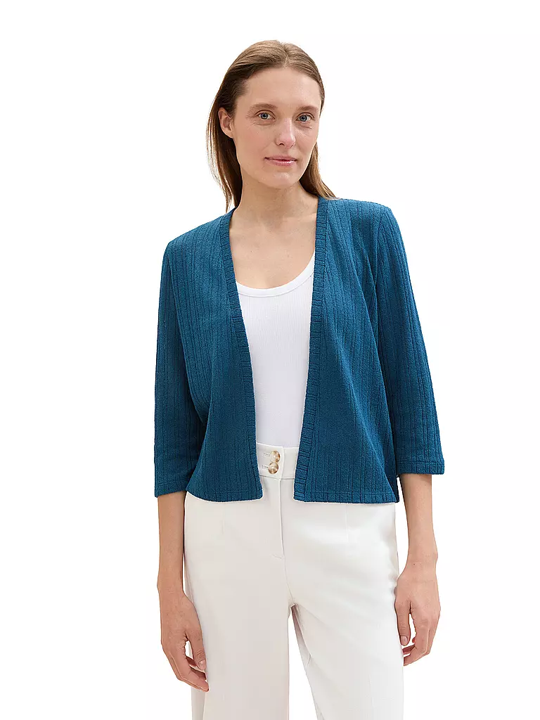 TOM TAILOR | Strickjacke  | blau