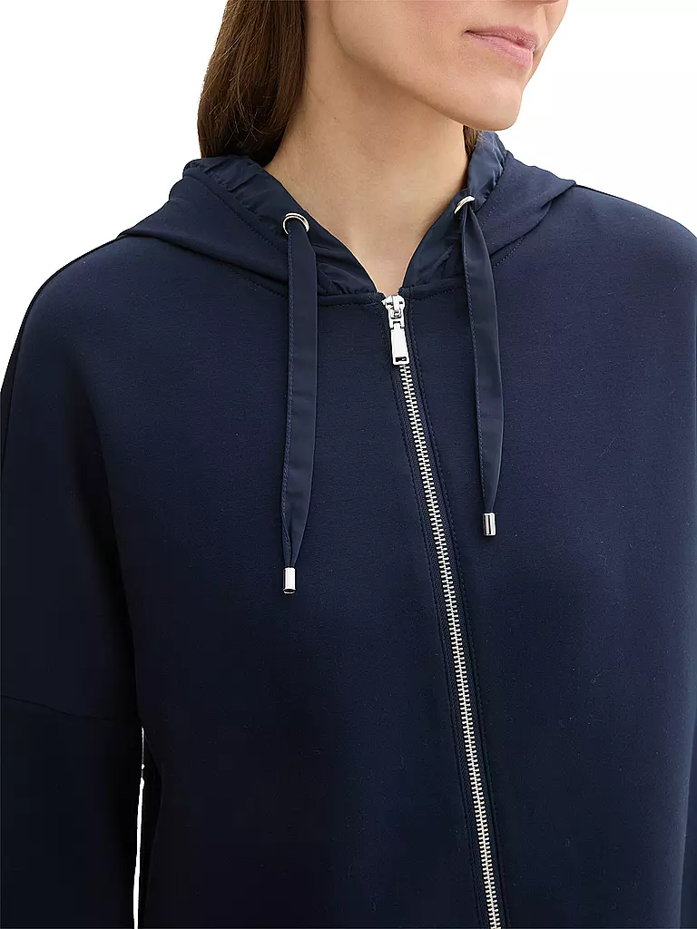 TOM TAILOR | Sweatjacke  | blau