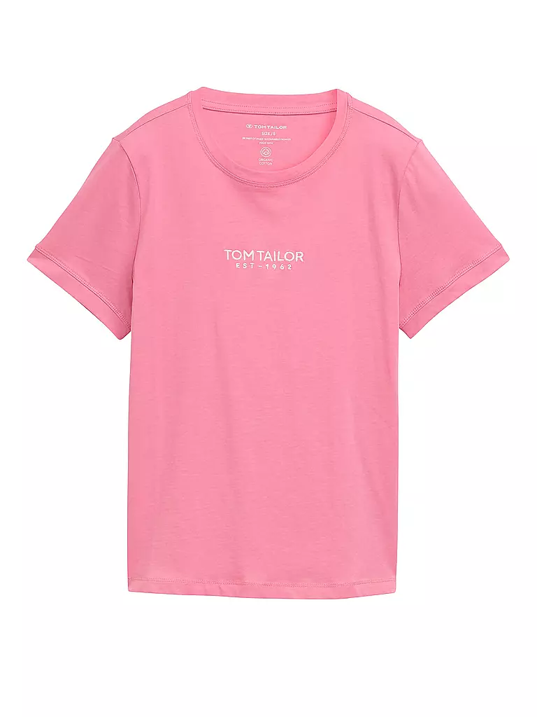 TOM TAILOR | T-Shirt  | rosa