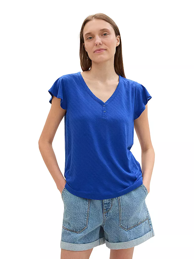 TOM TAILOR | T-Shirt  | blau