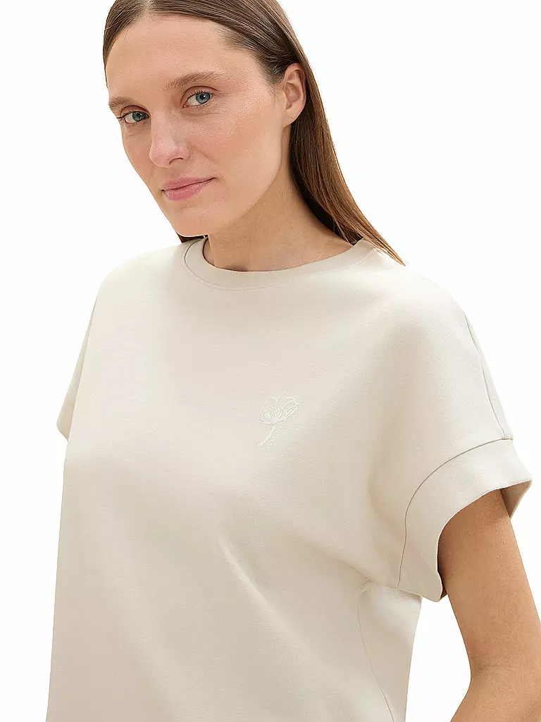 TOM TAILOR | T-Shirt  | creme