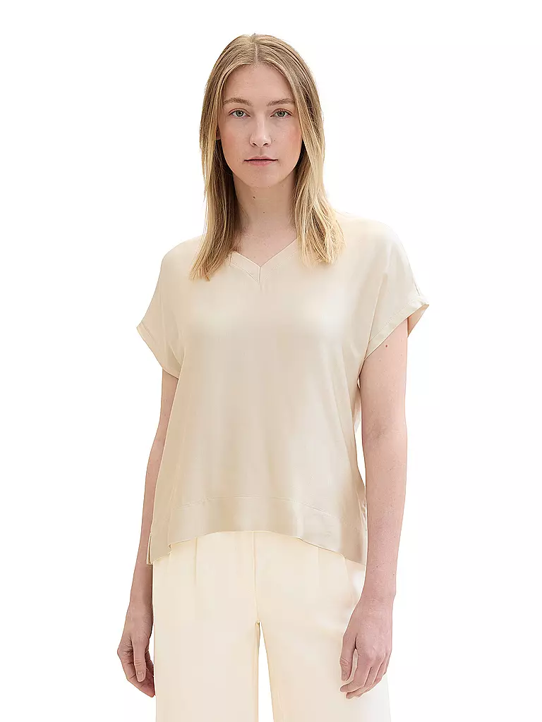 TOM TAILOR | T-Shirt  | beige