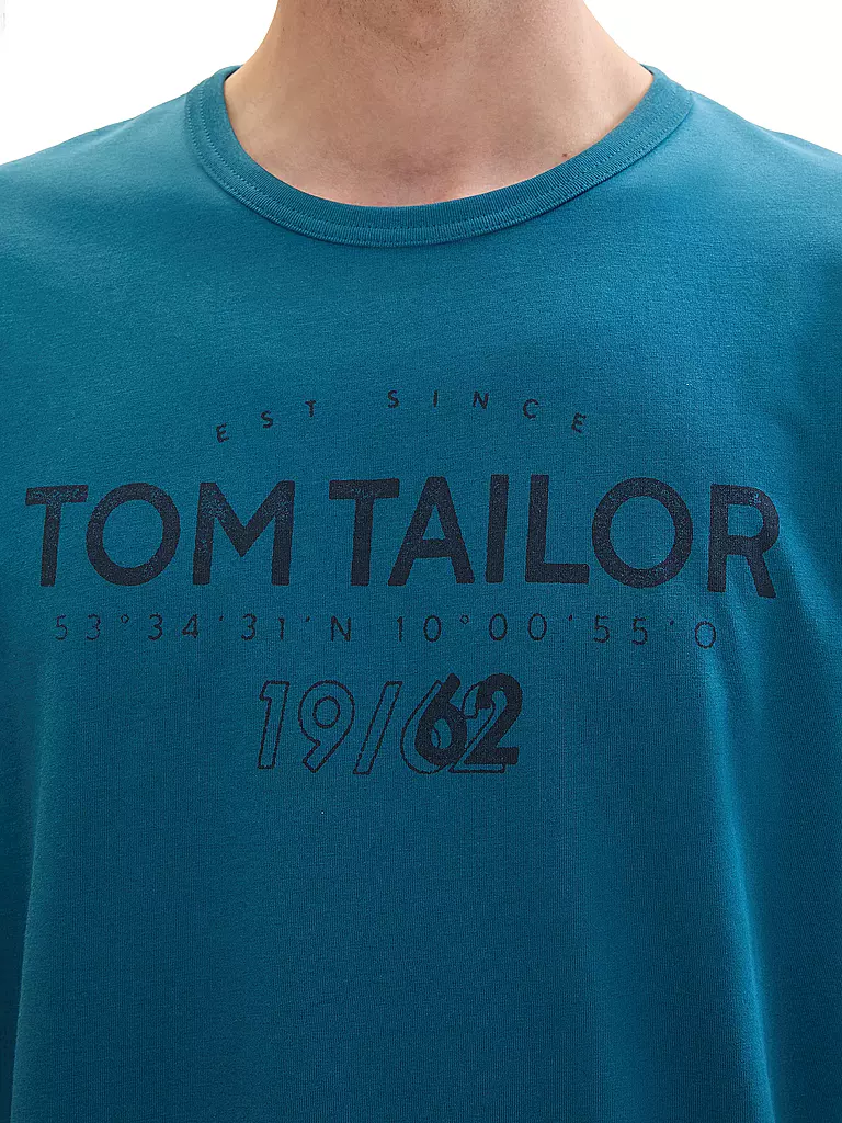 TOM TAILOR | T-Shirt  | petrol