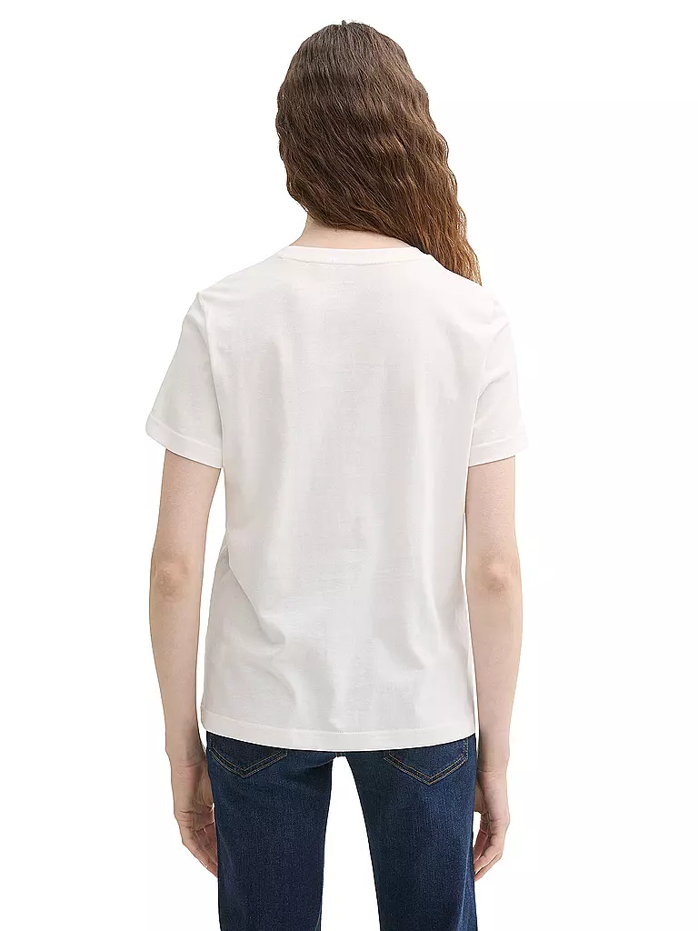 TOM TAILOR | T-Shirt | weiss