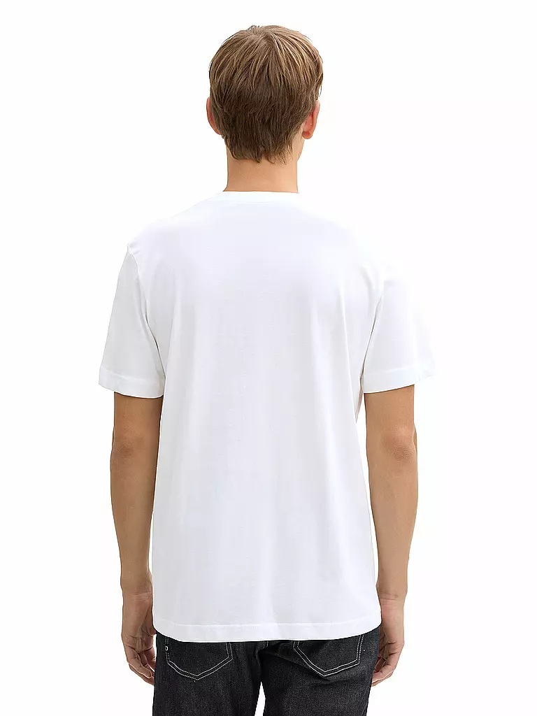 TOM TAILOR | T-Shirt | weiss