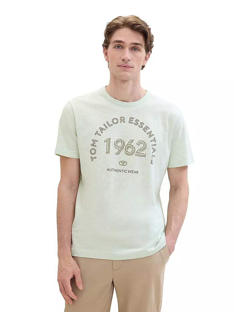 TOM TAILOR | T-Shirt | hellgrün