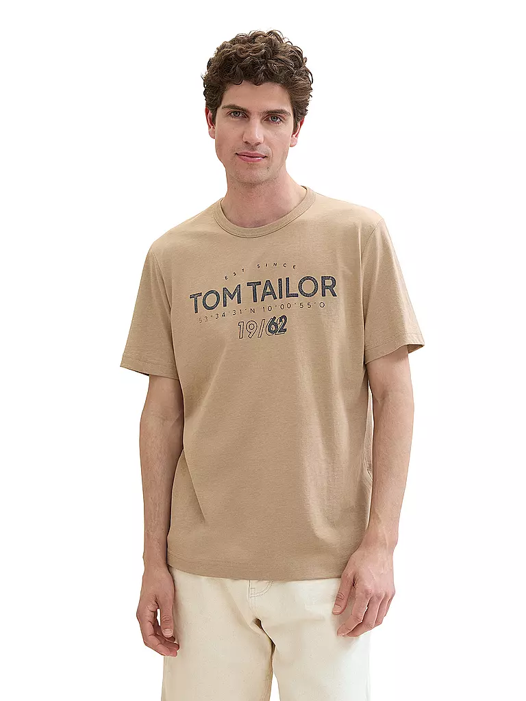 TOM TAILOR | T-Shirt | dunkelrot