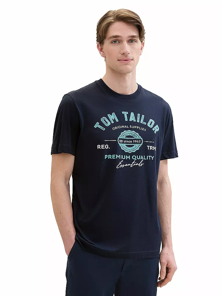 TOM TAILOR | T-Shirt | blau