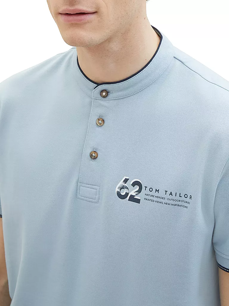 TOM TAILOR | T-Shirt | hellblau