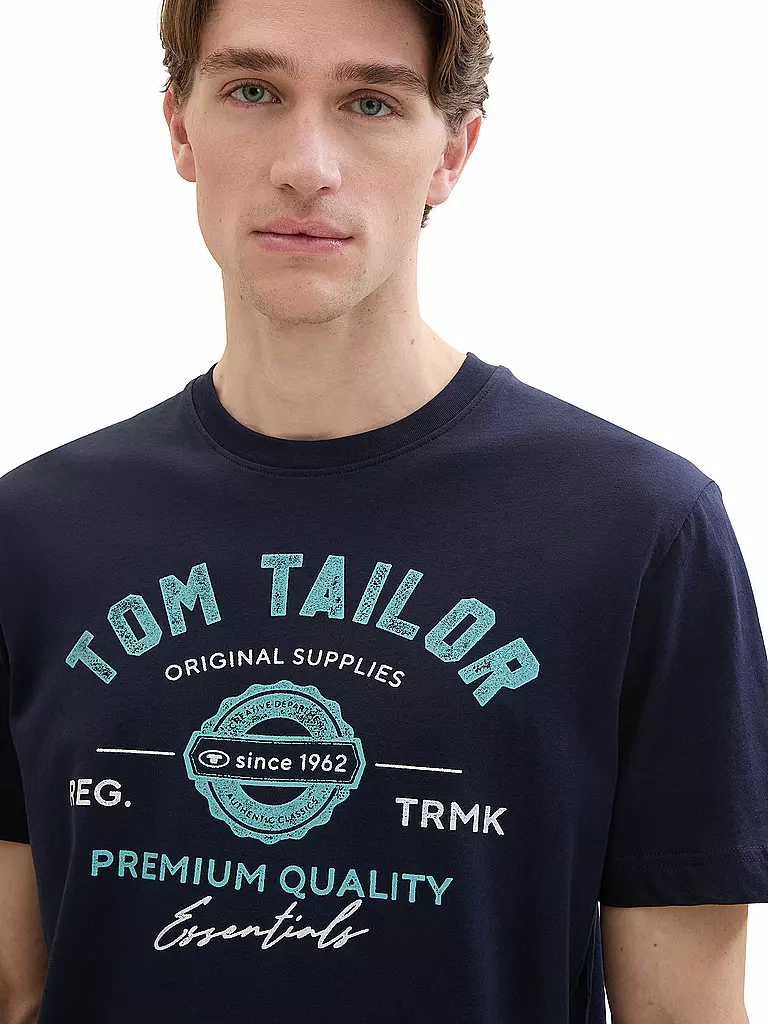 TOM TAILOR | T-Shirt | blau