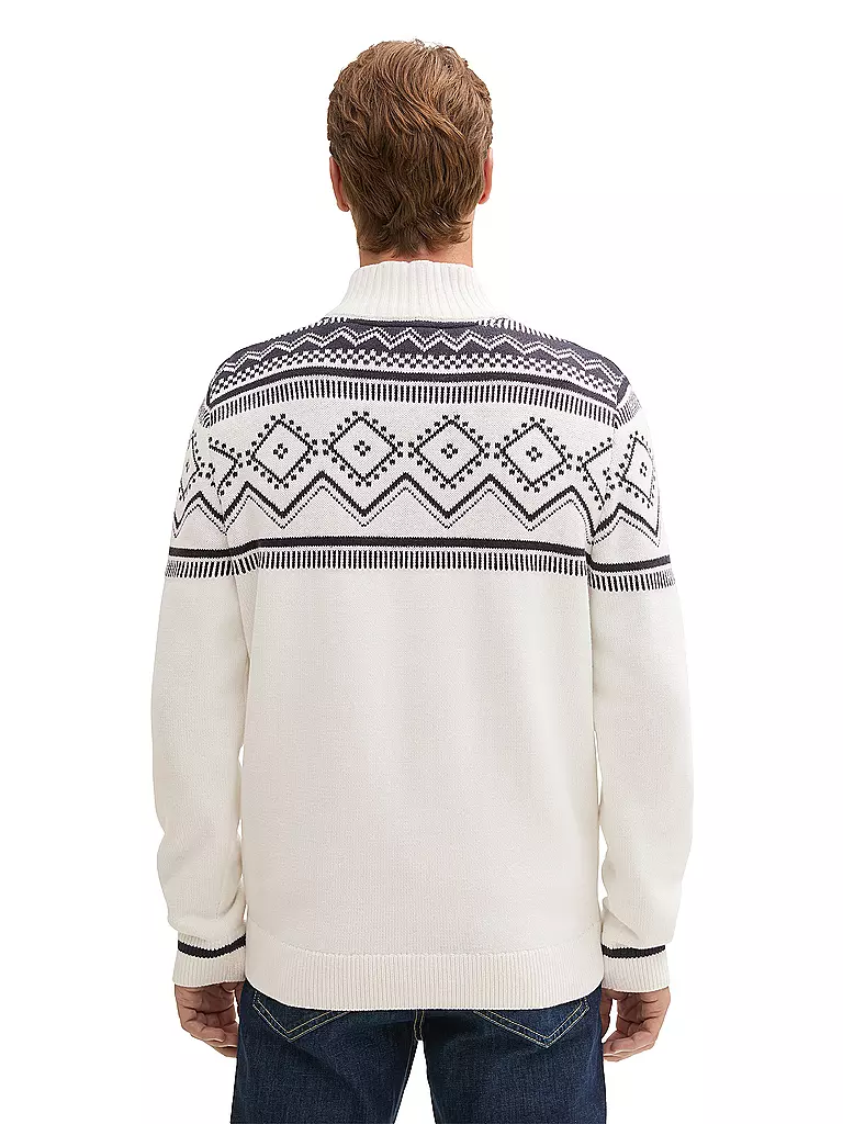 TOM TAILOR | Troyer Pullover | weiss