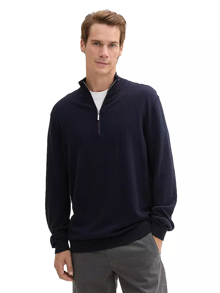 TOM TAILOR | Troyer Pullover | braun