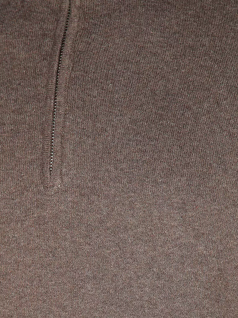 TOM TAILOR | Troyer Pullover | braun