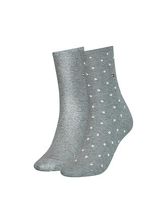 TOMMY HILFIGER | Socken 2er Pkg grau mele