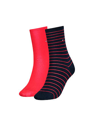 TOMMY HILFIGER | Socken 2er Pkg rot/navy