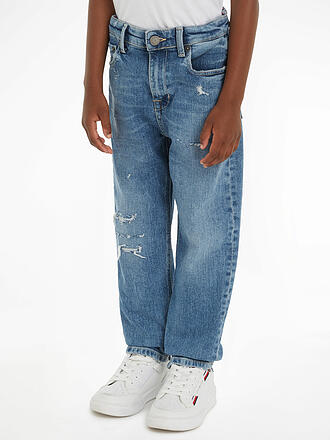 TOMMY HILFIGER | Jungen Jeans Straight Fit ARCHIVE WORN IN 