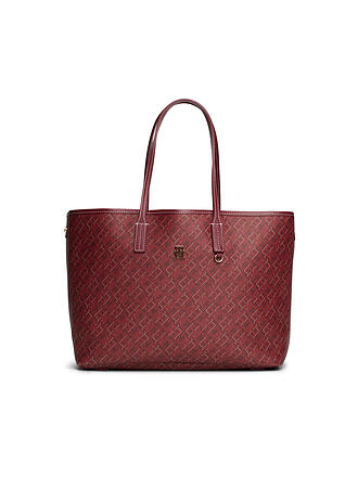 TOMMY HILFIGER | Ledertasche - Shopper TH MONOPLAY LEATHER TOTE