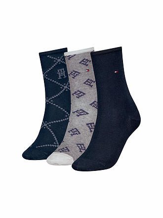 TOMMY HILFIGER | Socken Geschenkbox 3er Pkg. navy