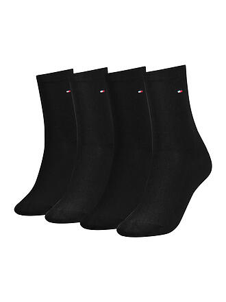 TOMMY HILFIGER | Socken 4er Pkg. Black 